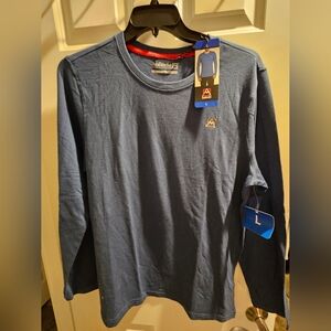 Avalanche Men's Blue Long Sleeve Shirt